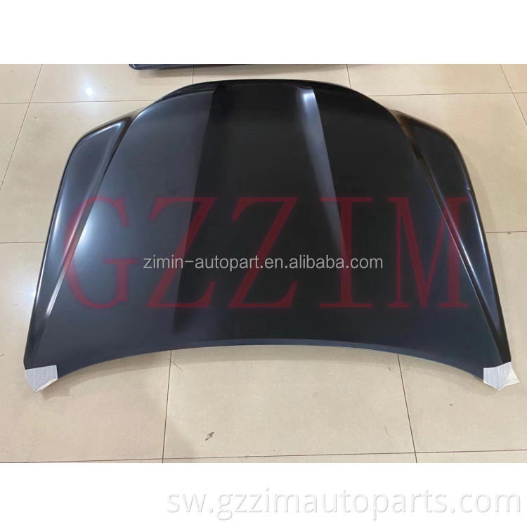 Car Accessories Black Stainless Aluminium Alloy Hood Used For LX600